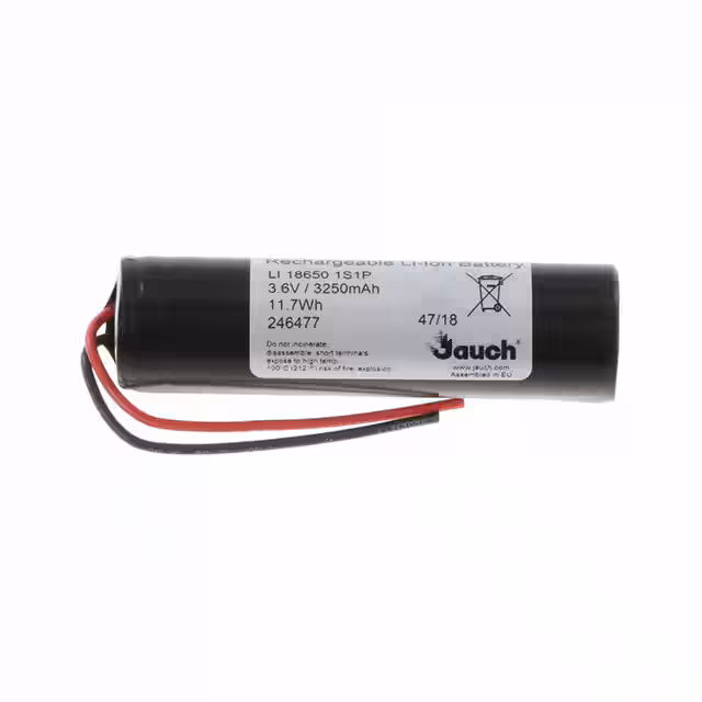 LI18650JP1S1P+PCM+2 WIRES 70MM Jauch Quartz  Piles rechargeables (secondaires)